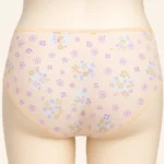 Pastel Floral Print Mid Rise Seamless Panty - Image 2