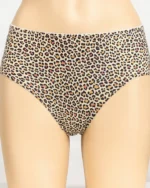 Leopard Print Seamless Mid Rise Panty