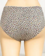 Leopard Print Seamless Mid Rise Panty - Image 2