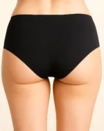 mid rise Seamless Luxe Hipster Black Panty - Image 2